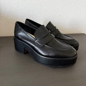 Dolce Vita Black Platform Loafers